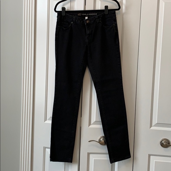 LC Lauren Conrad Denim - LC Lauren Conrad straight leg jeans black size 10